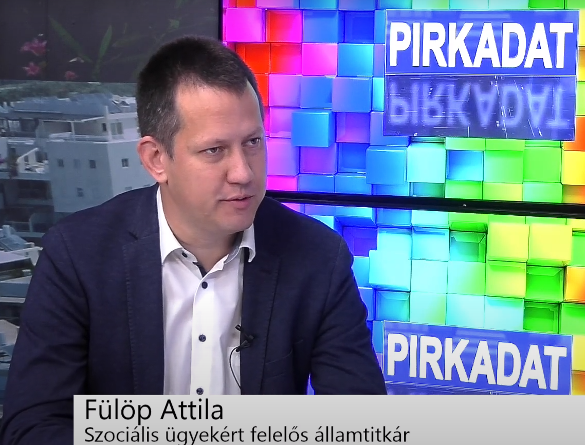 Fülöp Attila államtitkár úr a Heti TV Pirkadat című műsorában