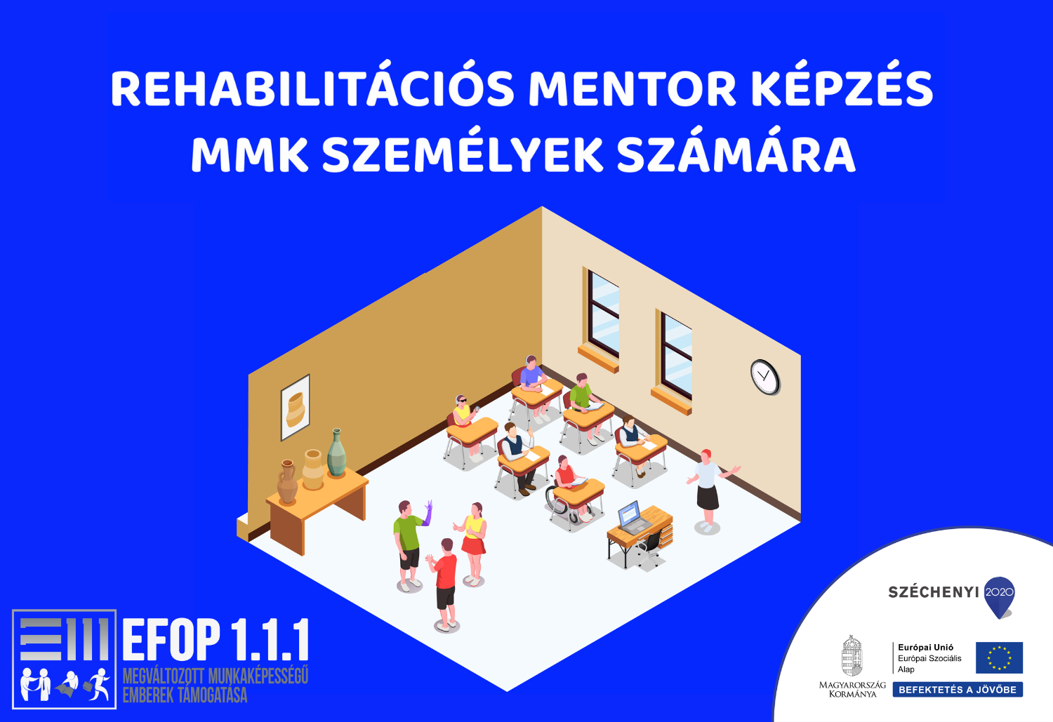 Plakát, rehabilitációs mentor képzés