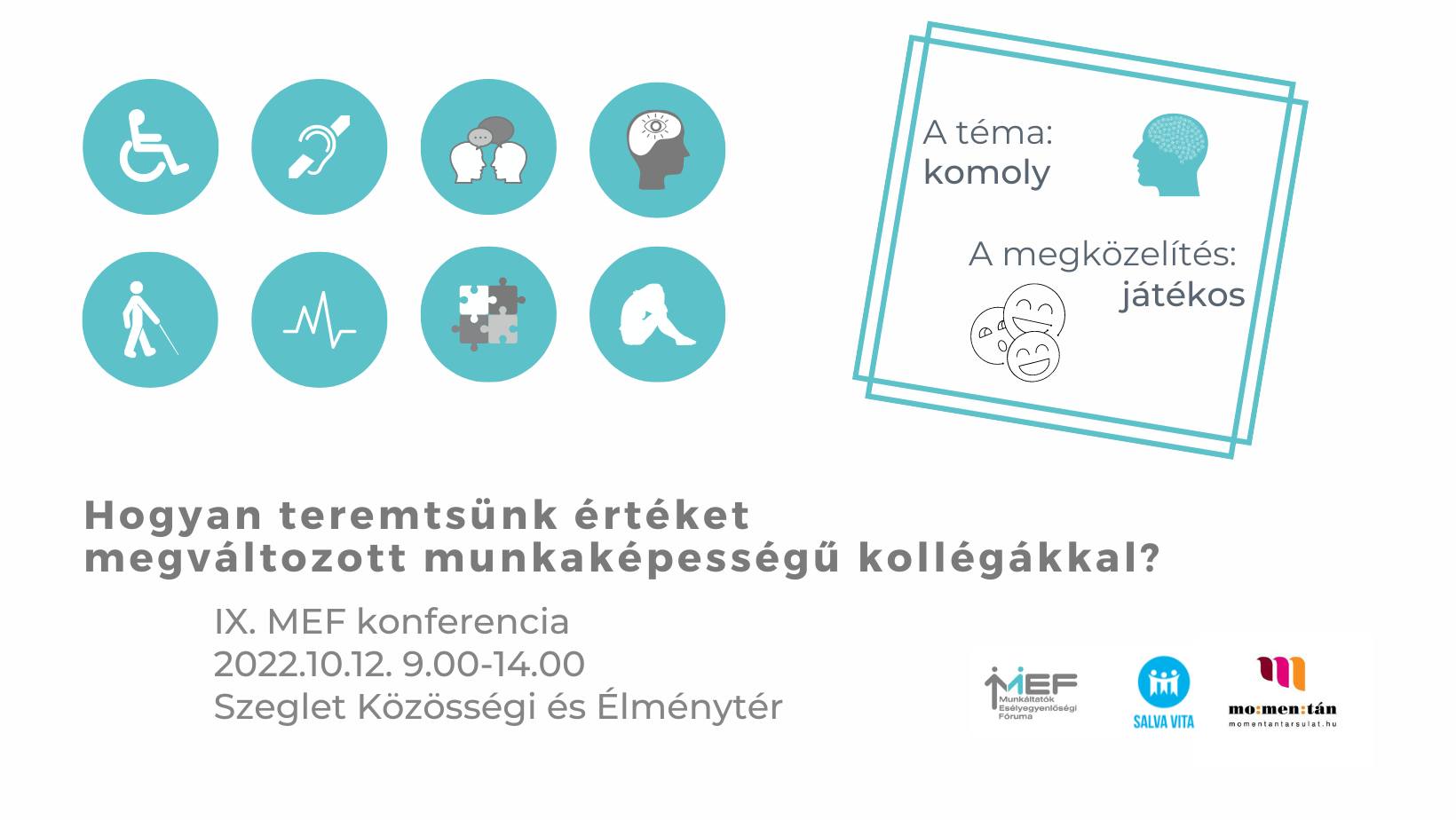Plakát: Munkáltatók Esélyegyenlőségi Fórumának IX. Konferenciája